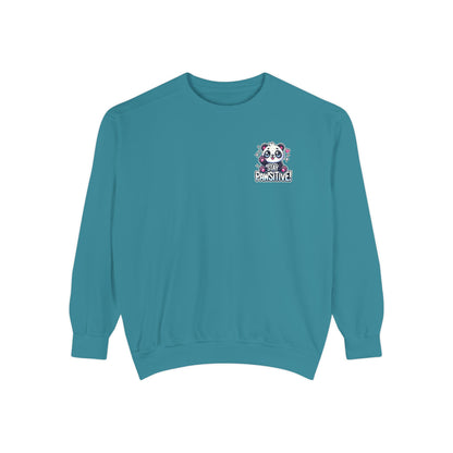 Pawsitive | Unisex Garment-Dyed Sweatshirt