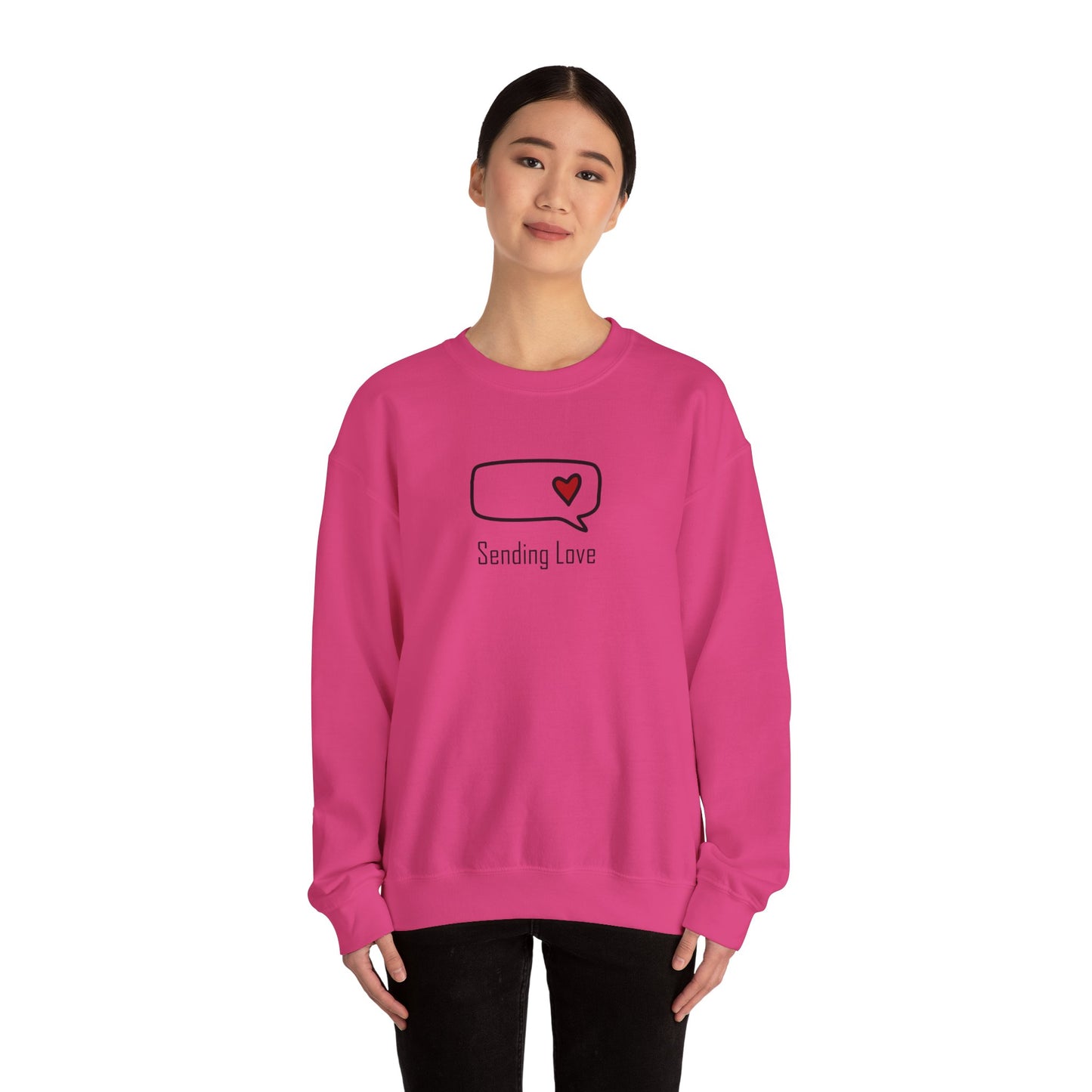 Sending Love_Unisex Heavy Blend™ Crewneck Sweatshirt