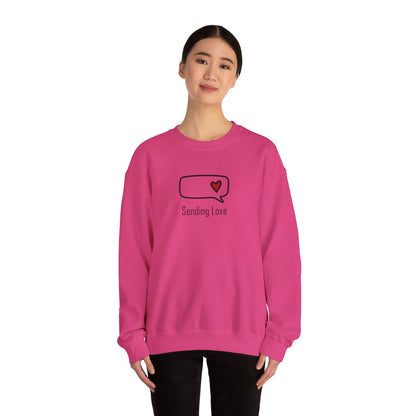 Sending Love_Unisex Heavy Blend™ Crewneck Sweatshirt