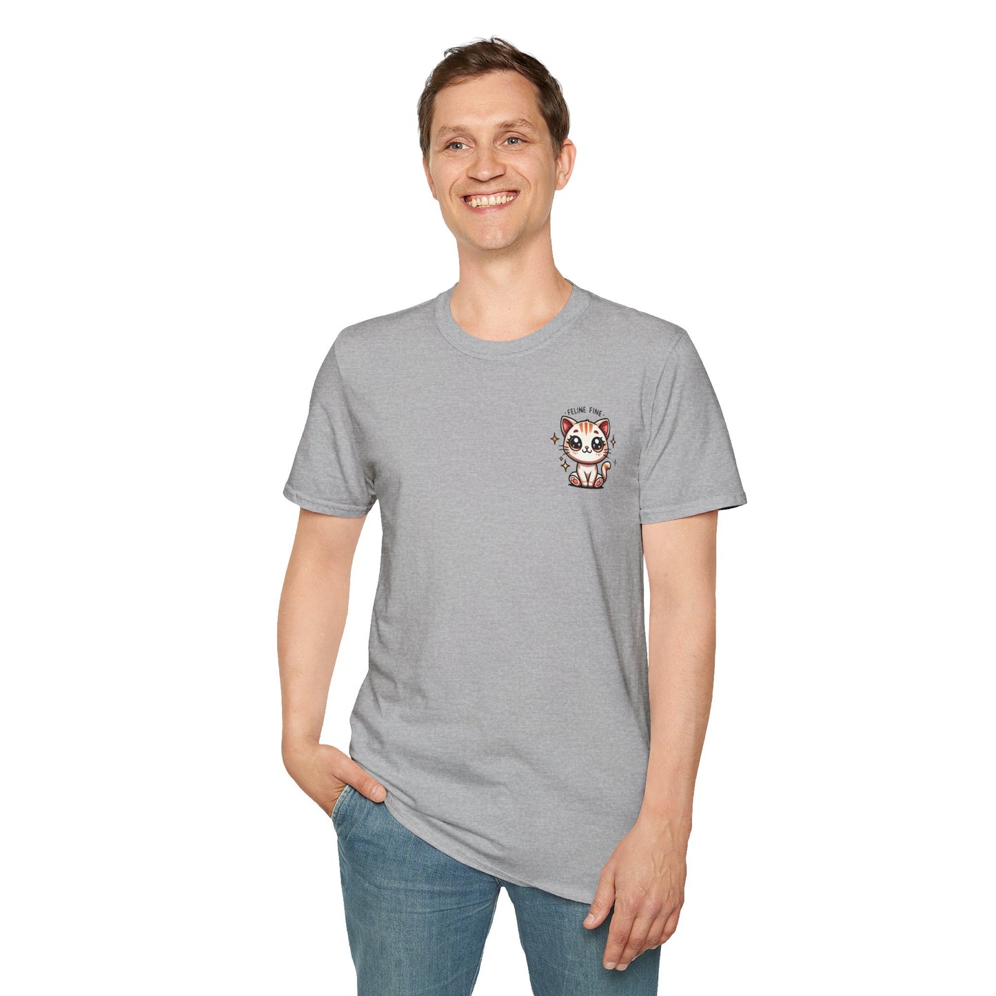 Feline Fine | Unisex Softstyle T-Shirt