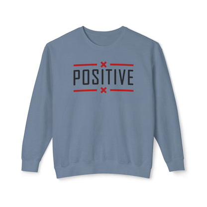 Positive_Unisex Lightweight Crewneck Sweatshirt