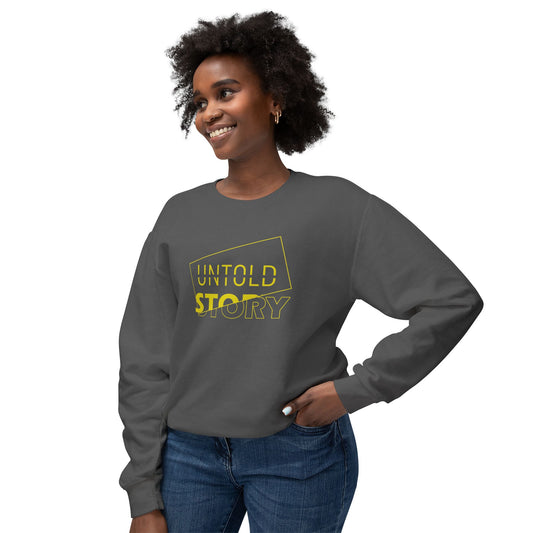 Untold Story_Unisex Lightweight Crewneck Sweatshirt