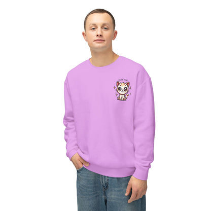 Feline Fine | Unisex Lightweight Crewneck Sweatshirt