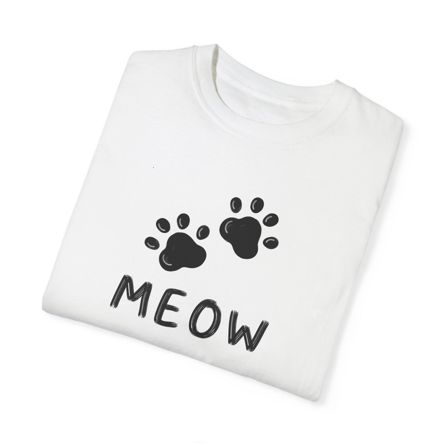 MEOW_Unisex Garment-Dyed T-shirt