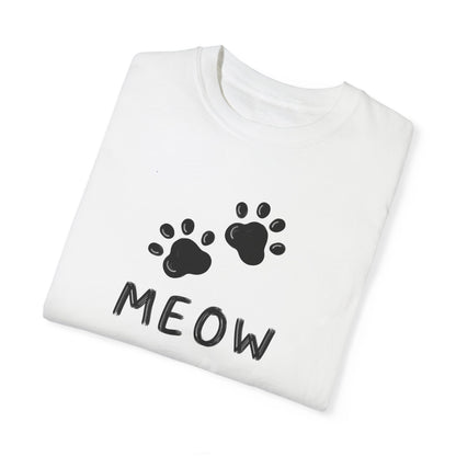 MEOW_Unisex Garment-Dyed T-shirt