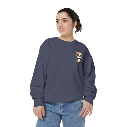 Feline Fine | Unisex Garment-Dyed Sweatshirt