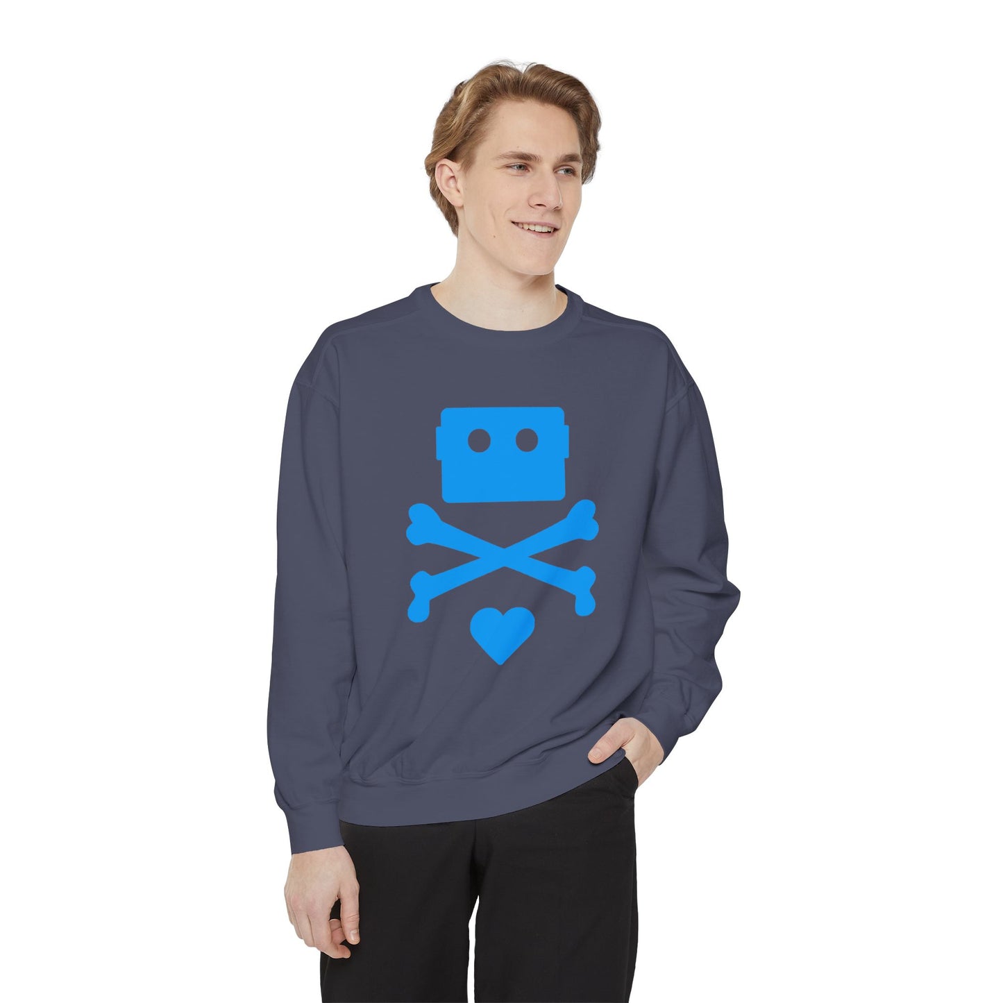Zima Blue | Garment-Dyed Sweatshirt