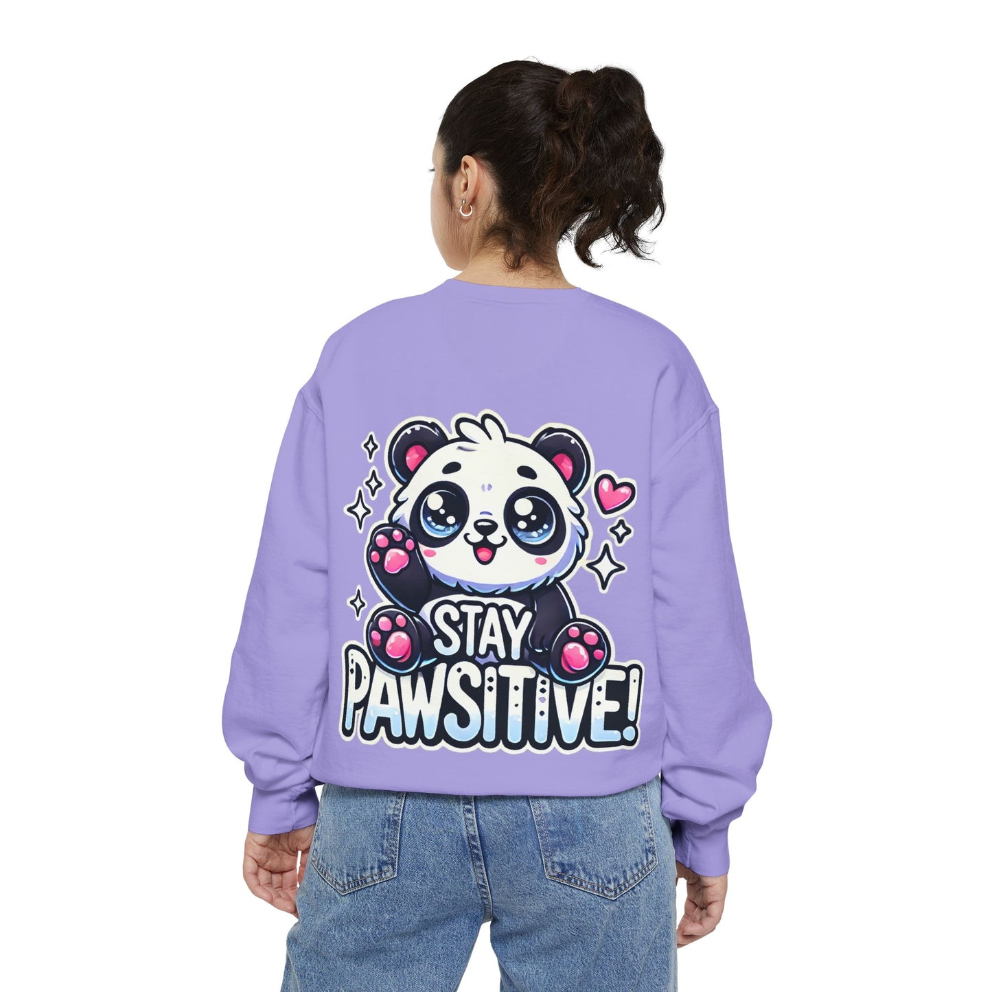 Pawsitive | Unisex Garment-Dyed Sweatshirt
