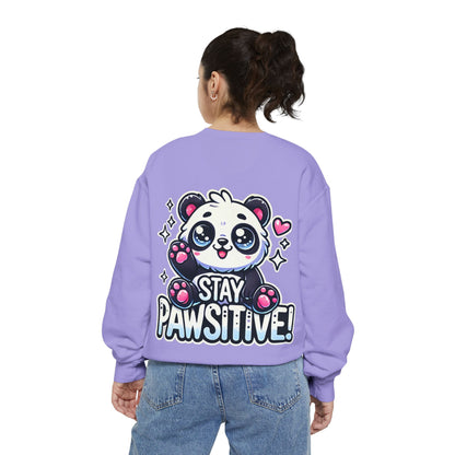 Pawsitive | Unisex Garment-Dyed Sweatshirt