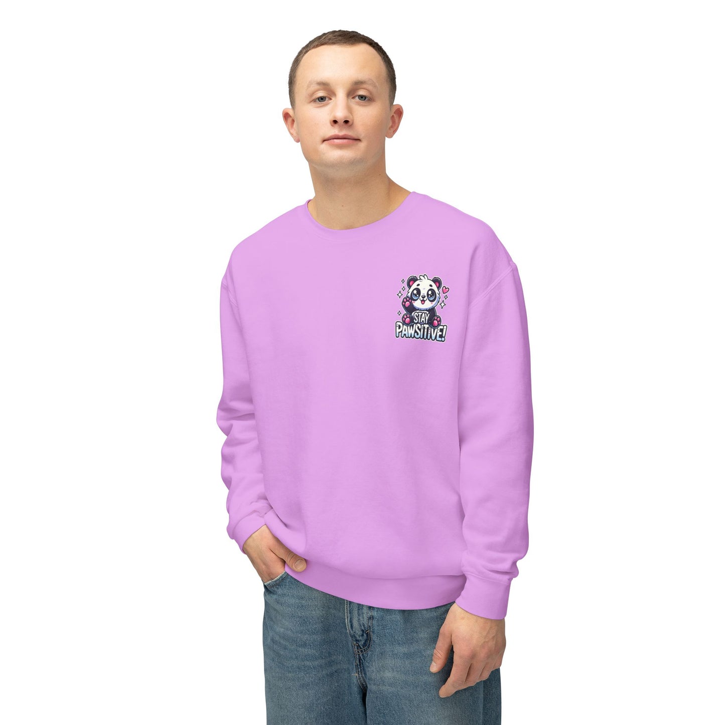 Pawsitive | Unisex Lightweight Crewneck Sweatshirt