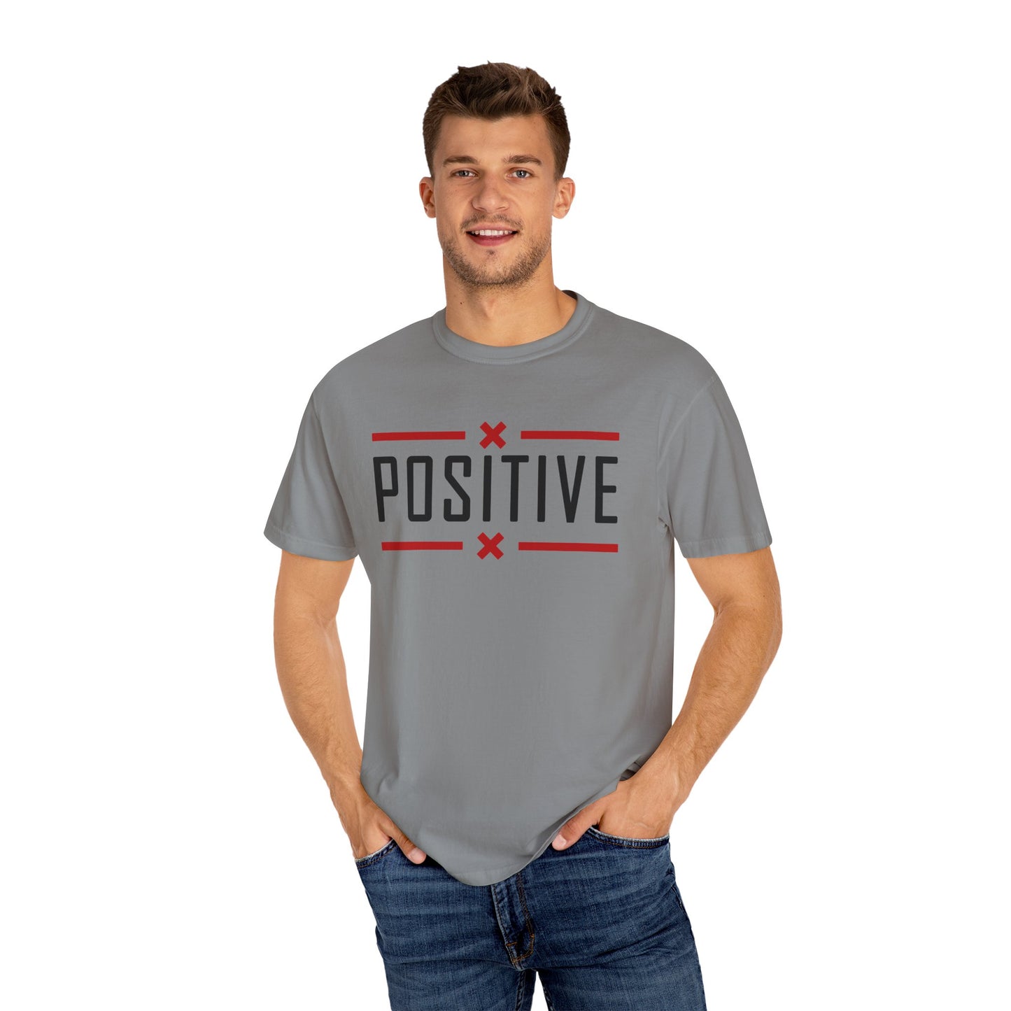 Positive_Unisex Garment-Dyed T-shirt
