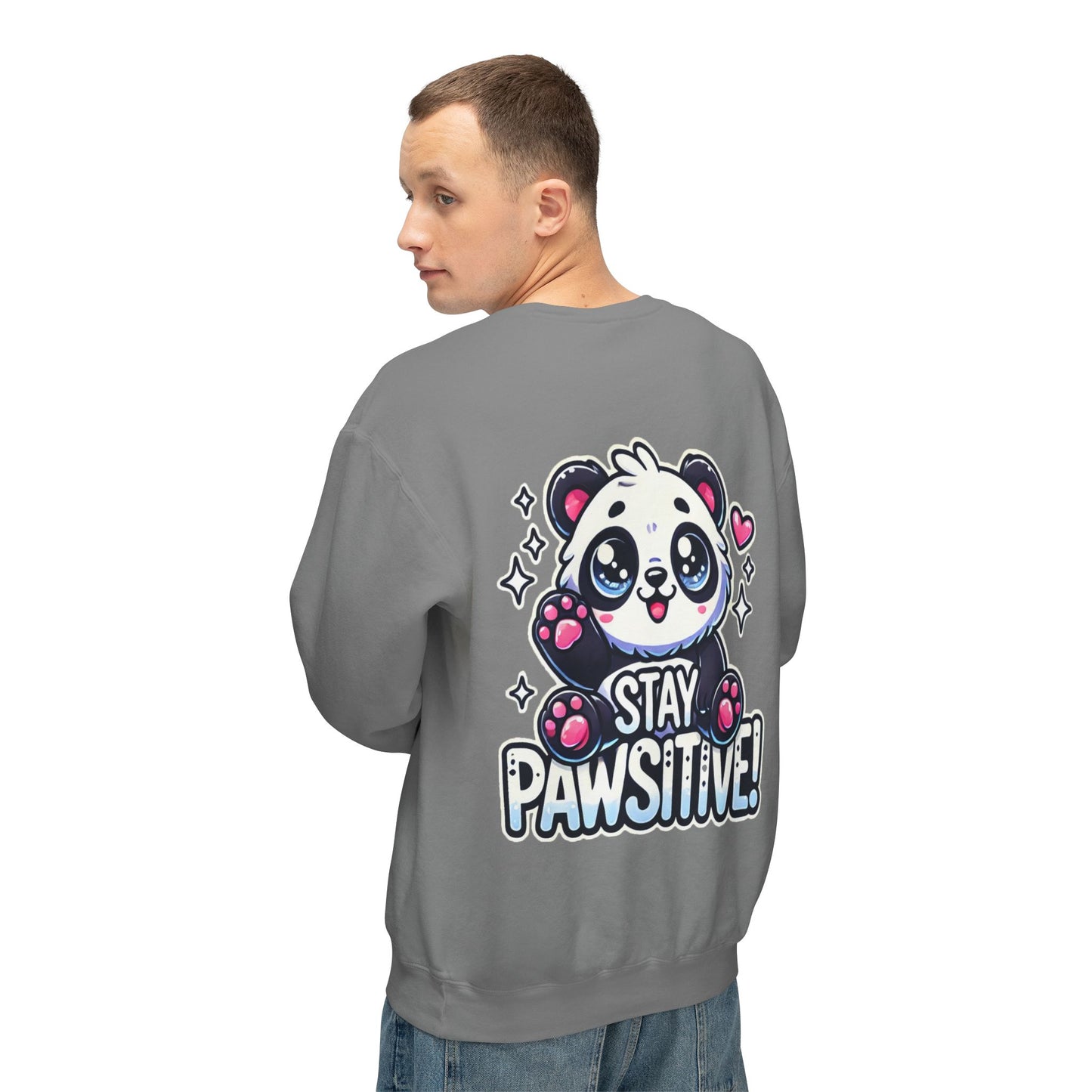 Pawsitive | Unisex Lightweight Crewneck Sweatshirt