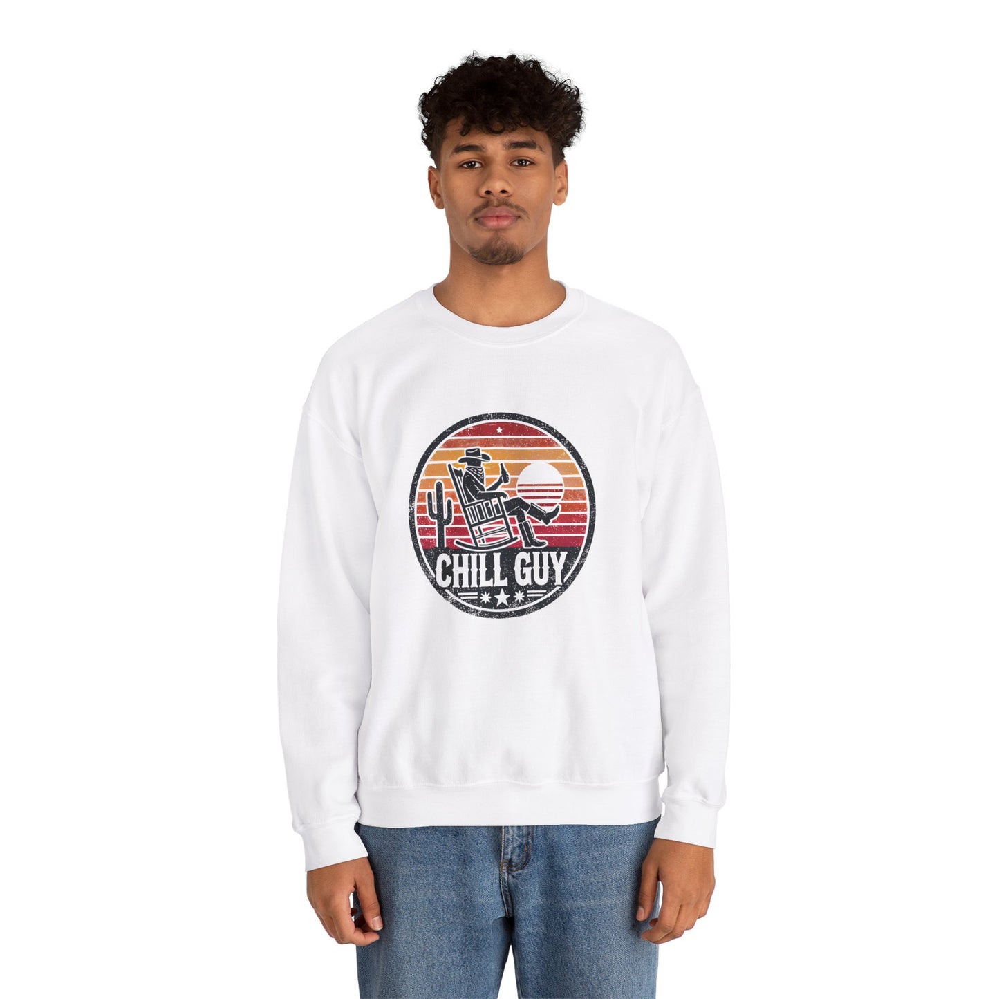 Chill Cowboy | Unisex Heavy Blend™ Crewneck Sweatshirt