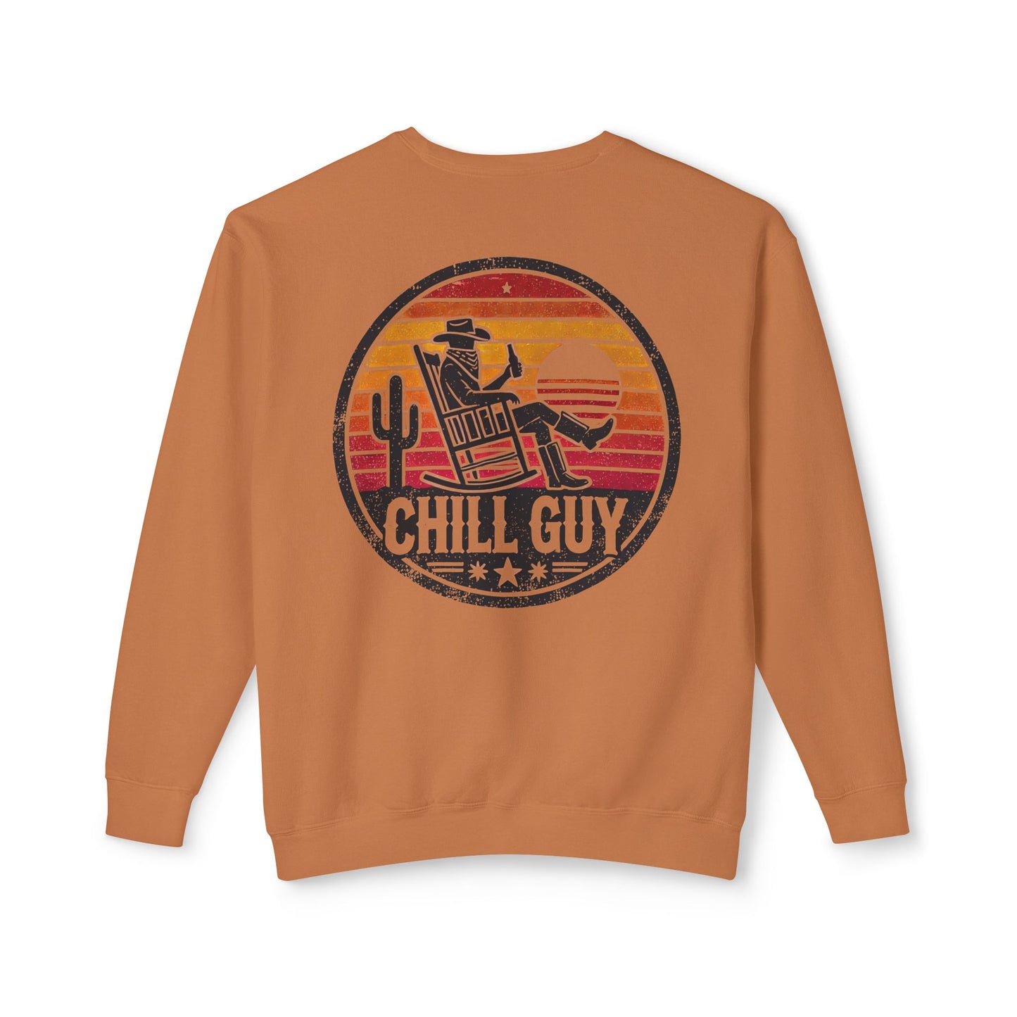Chill Cowboy | Unisex Lightweight Crewneck Sweatshirt