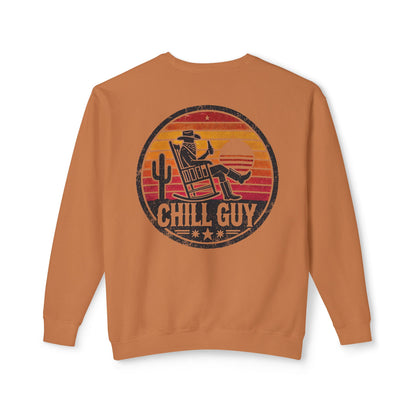 Chill Cowboy | Unisex Lightweight Crewneck Sweatshirt