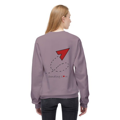 Sending Love | Unisex Midweight Softstyle Fleece Crewneck Sweatshirt