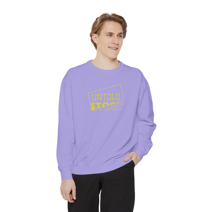 Untold Story_Unisex Garment-Dyed Sweatshirt