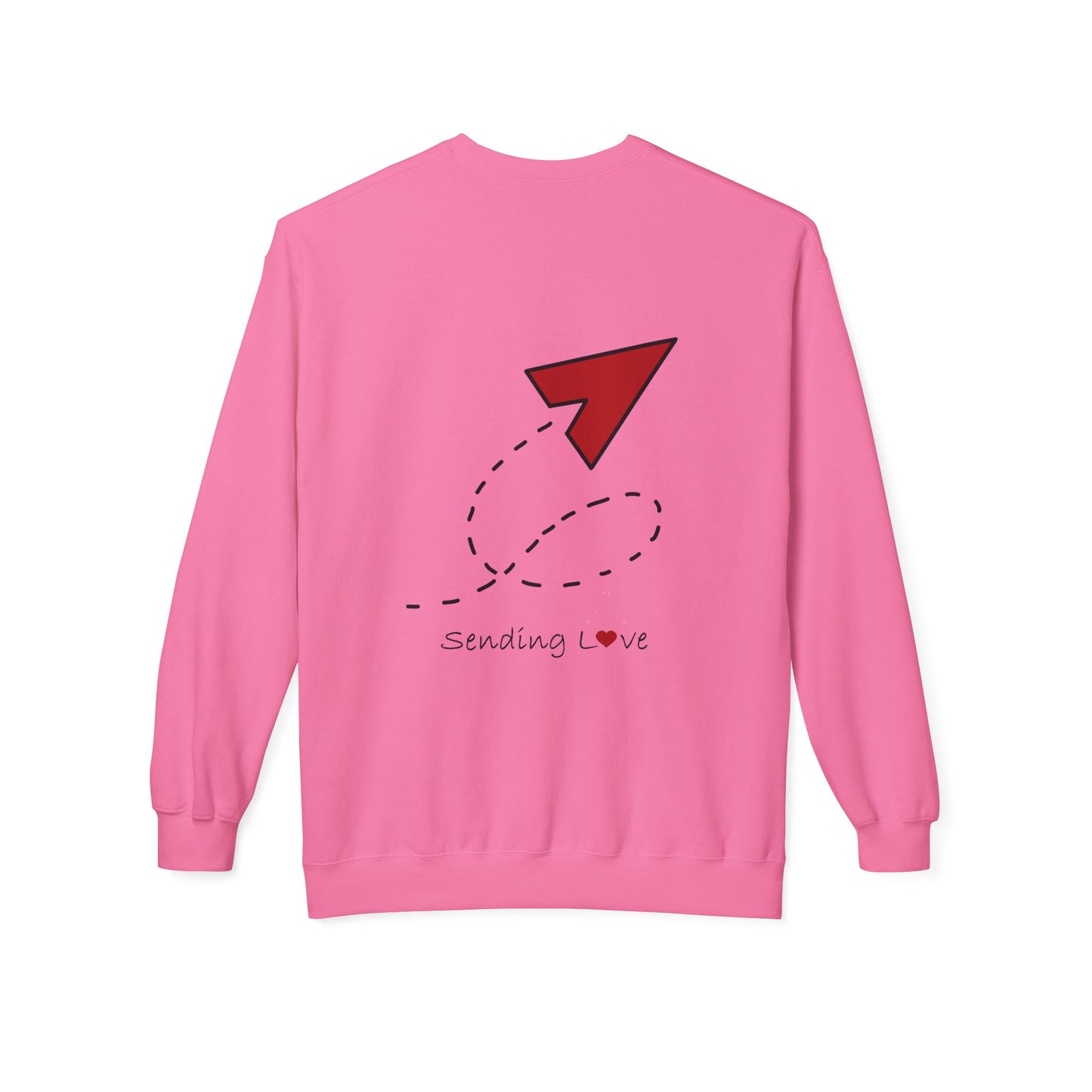 Sending Love | Unisex Midweight Softstyle Fleece Crewneck Sweatshirt