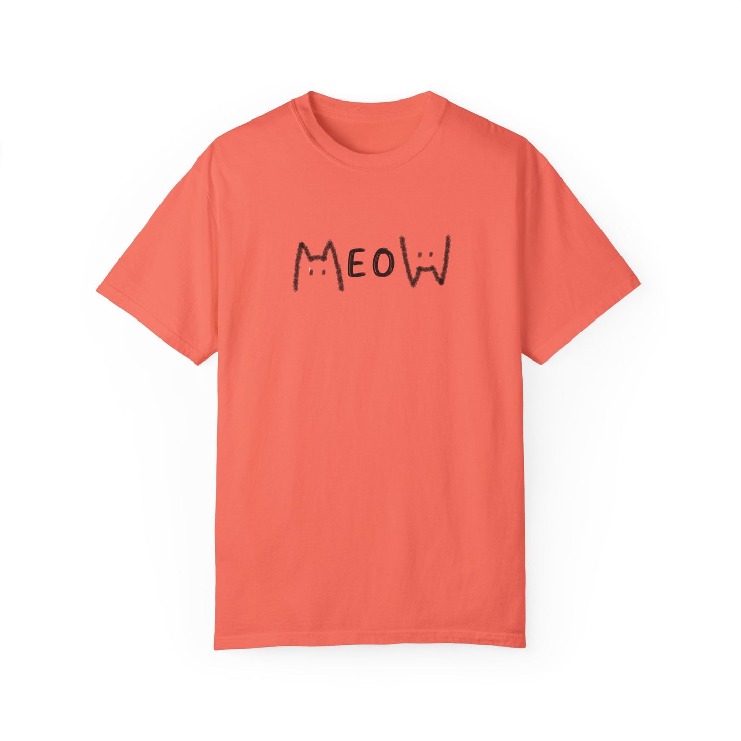Meow_Unisex Garment-Dyed T-shirt