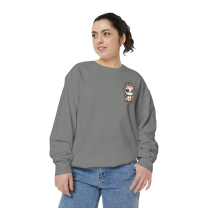 Feline Fine | Unisex Garment-Dyed Sweatshirt