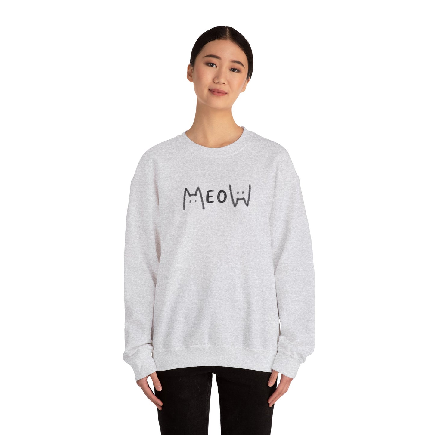 Meow_Unisex Heavy Blend™ Crewneck Sweatshirt