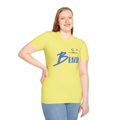 Life is Better at the Beach | Unisex Softstyle T-Shirt