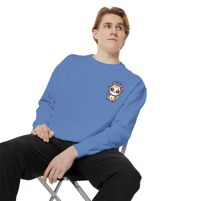 Feline Fine | Unisex Garment-Dyed Sweatshirt