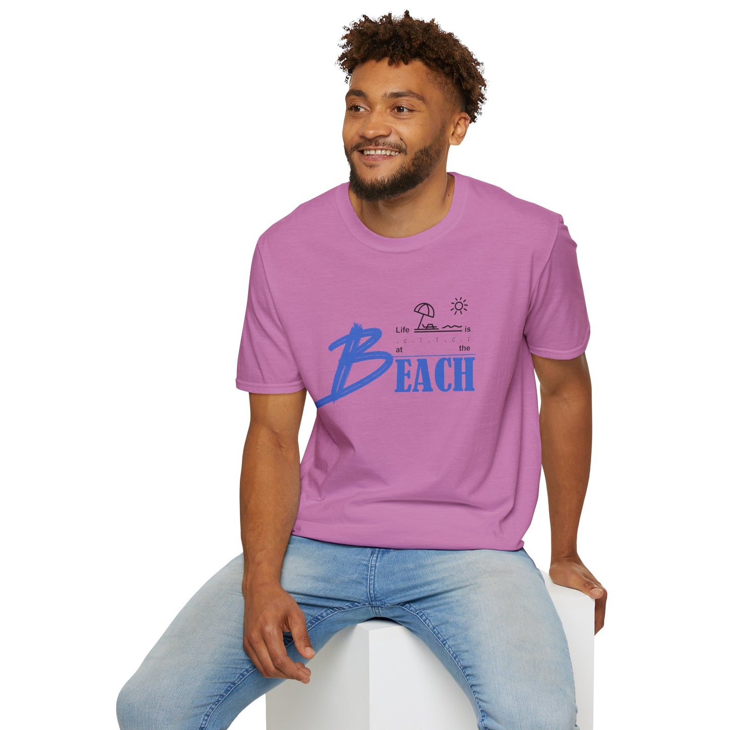 Life is Better at the Beach | Unisex Softstyle T-Shirt
