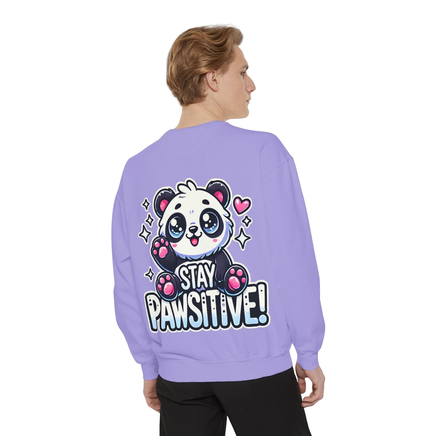 Pawsitive | Unisex Garment-Dyed Sweatshirt