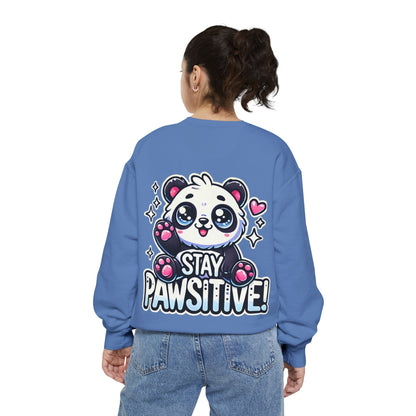 Pawsitive | Unisex Garment-Dyed Sweatshirt