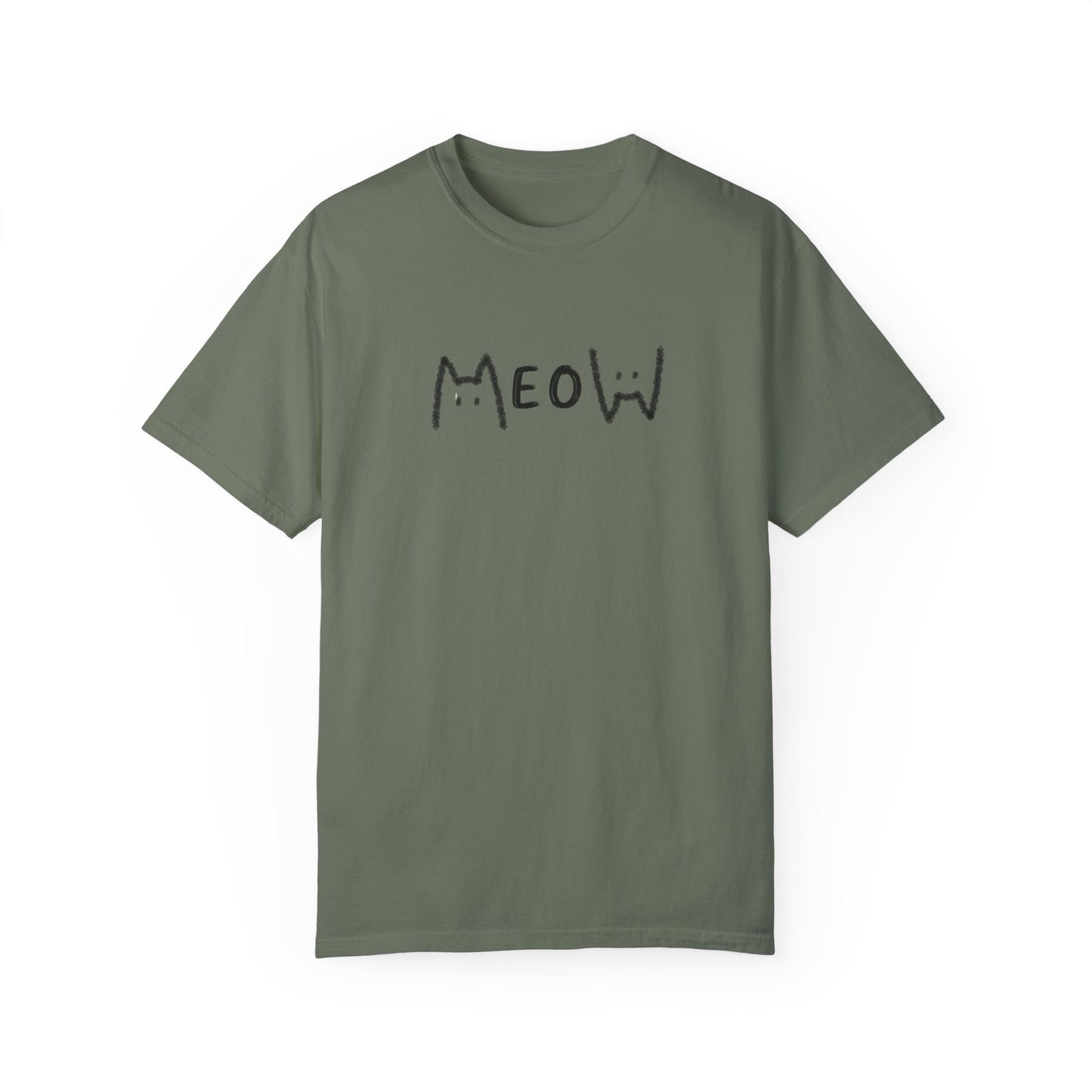 Meow_Unisex Garment-Dyed T-shirt