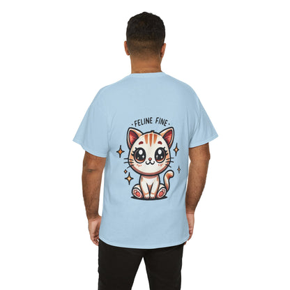 Feline Fine | Unisex Heavy Cotton Tee