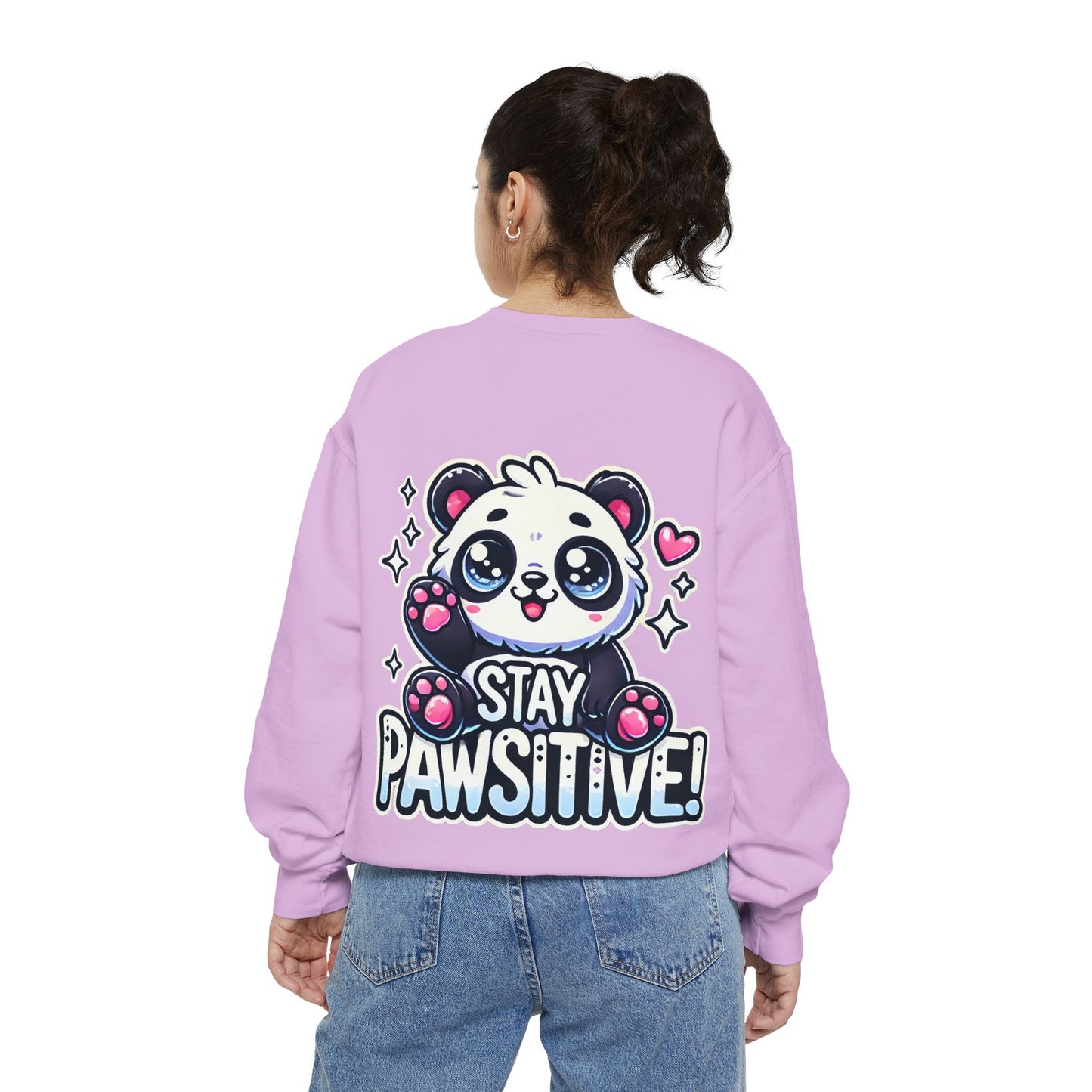 Pawsitive | Unisex Garment-Dyed Sweatshirt