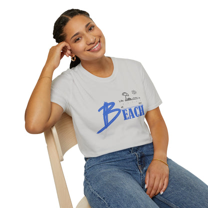 Life is Better at the Beach | Unisex Softstyle T-Shirt