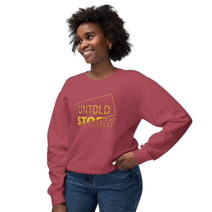 Untold Story_Unisex Lightweight Crewneck Sweatshirt