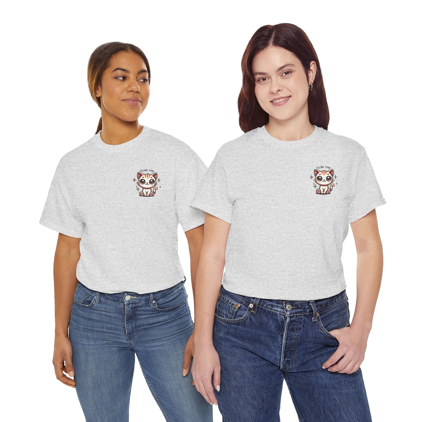 Feline Fine | Unisex Heavy Cotton Tee