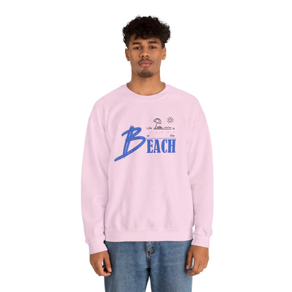 Life is Better at the Beach | Unisex Heavy Blend™ Crewneck Sweatshirt