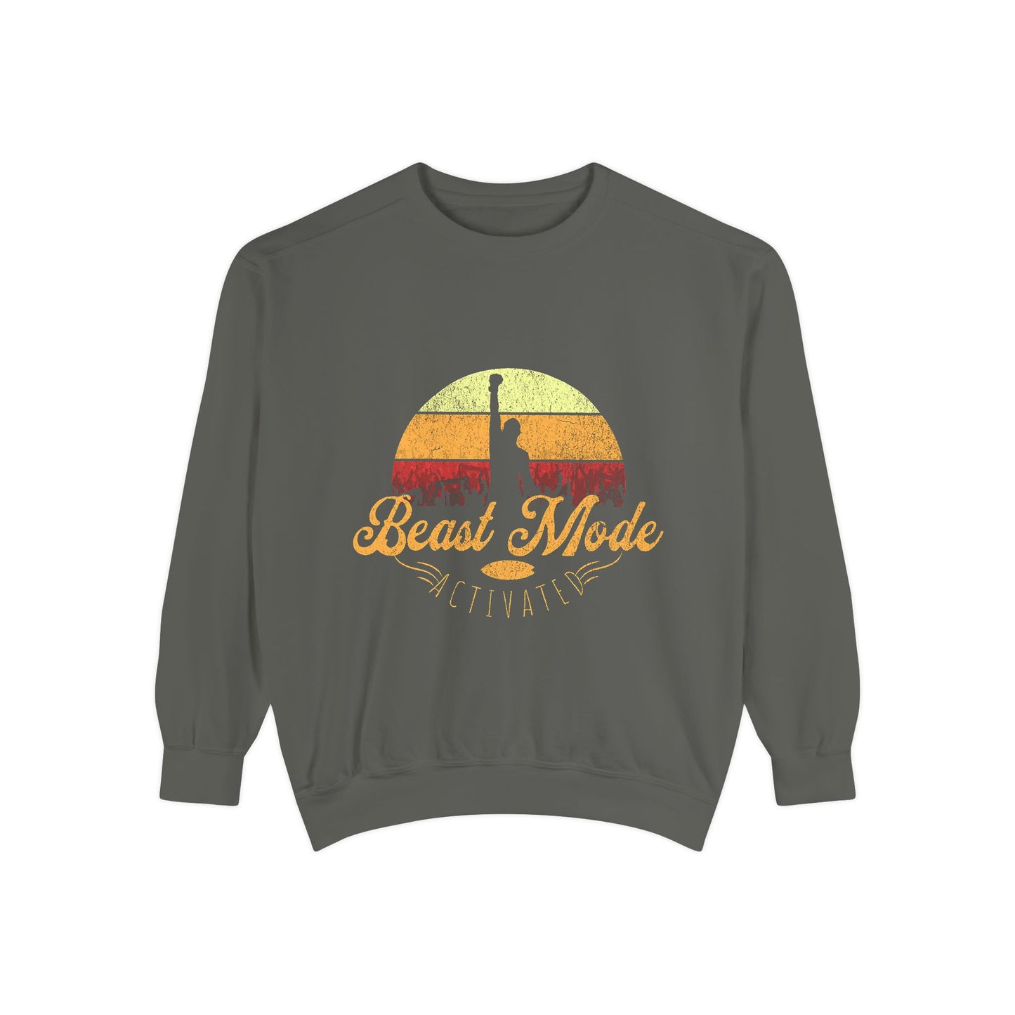 Beast Mode Activated | Unisex Garment-Dyed Sweatshirt