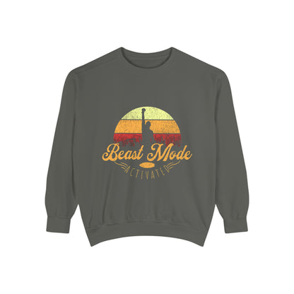 Beast Mode Activated | Unisex Garment-Dyed Sweatshirt