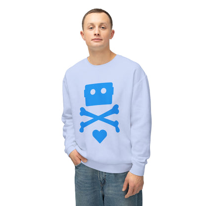 Zima Blue | Unisex Lightweight Crewneck Sweatshirt