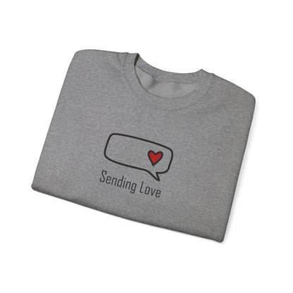 Sending Love_Unisex Heavy Blend™ Crewneck Sweatshirt