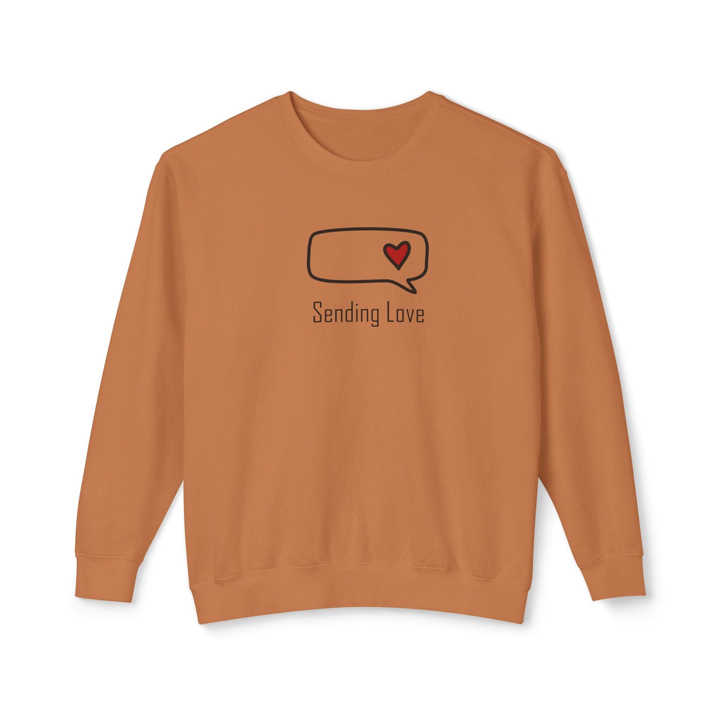 Sending Love_Unisex Lightweight Crewneck Sweatshirt
