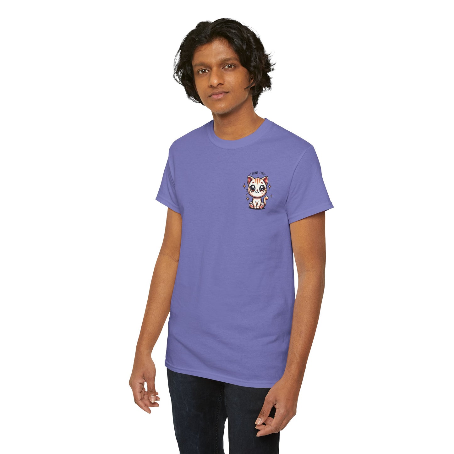 Feline Fine | Unisex Heavy Cotton Tee