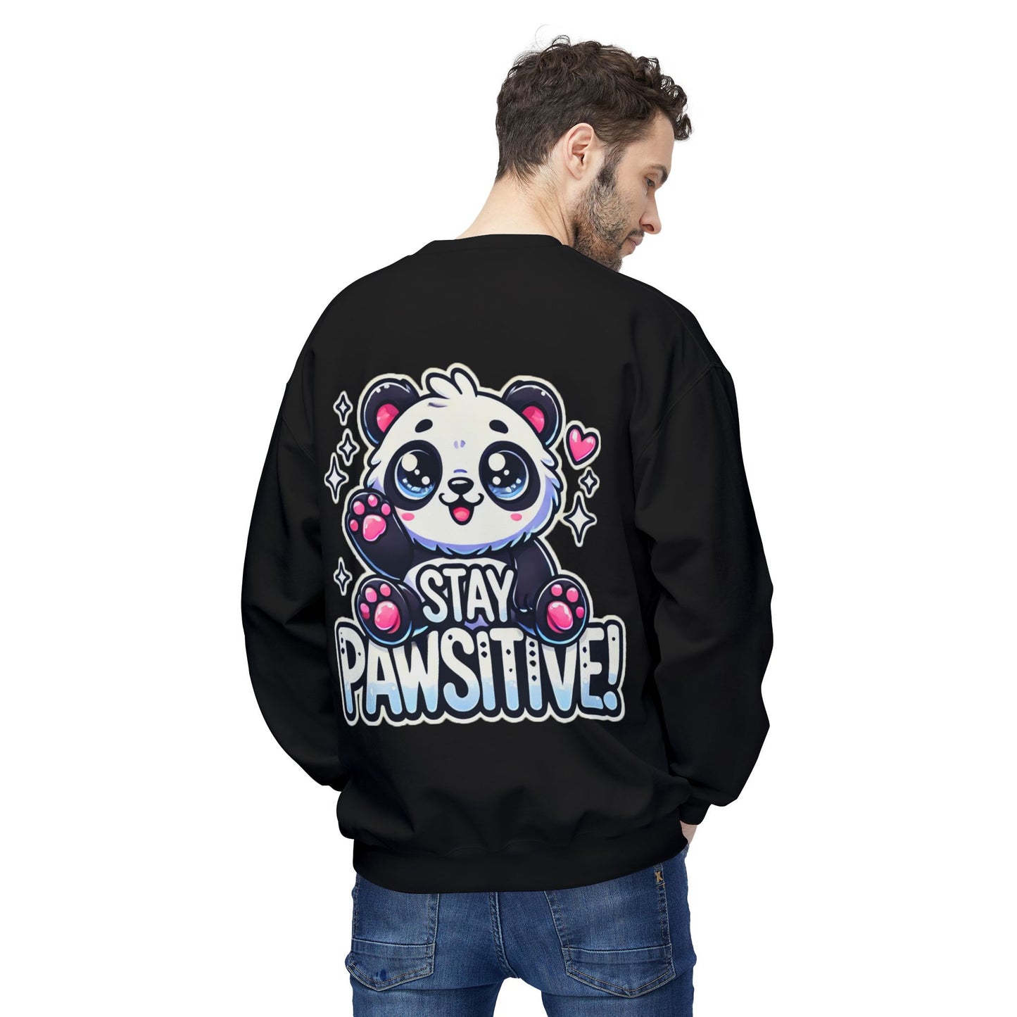 Pawsitive | Unisex Midweight Softstyle Fleece Crewneck Sweatshirt