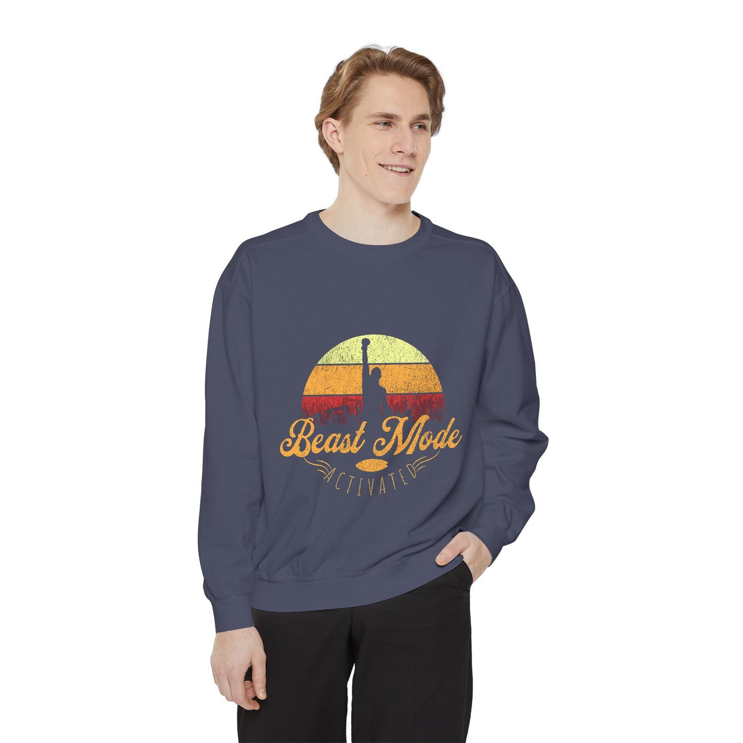 Beast Mode Activated | Unisex Garment-Dyed Sweatshirt