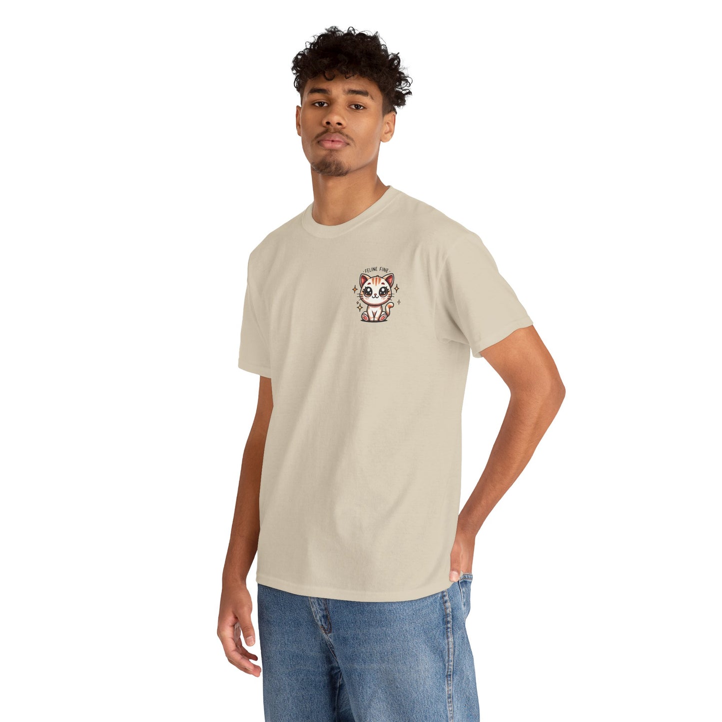 Feline Fine | Unisex Heavy Cotton Tee