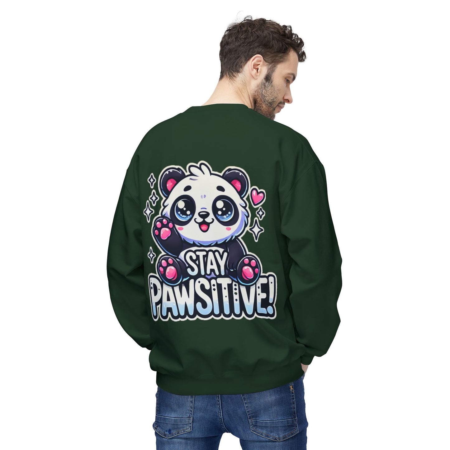 Pawsitive | Unisex Midweight Softstyle Fleece Crewneck Sweatshirt