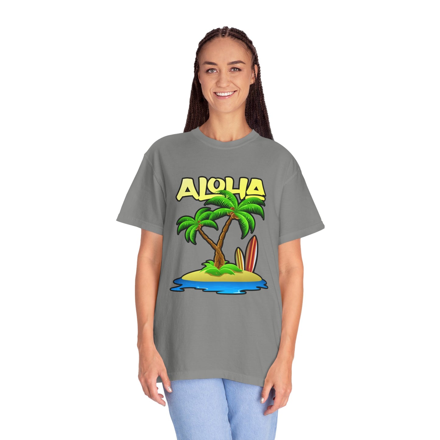 ALOHA | Unisex Garment-Dyed T-shirt