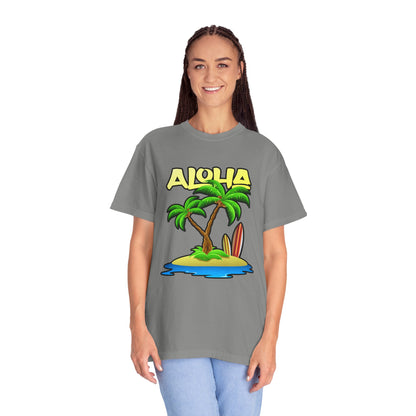 ALOHA | Unisex Garment-Dyed T-shirt