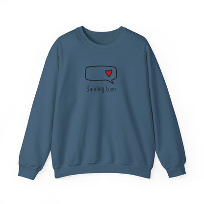 Sending Love_Unisex Heavy Blend™ Crewneck Sweatshirt